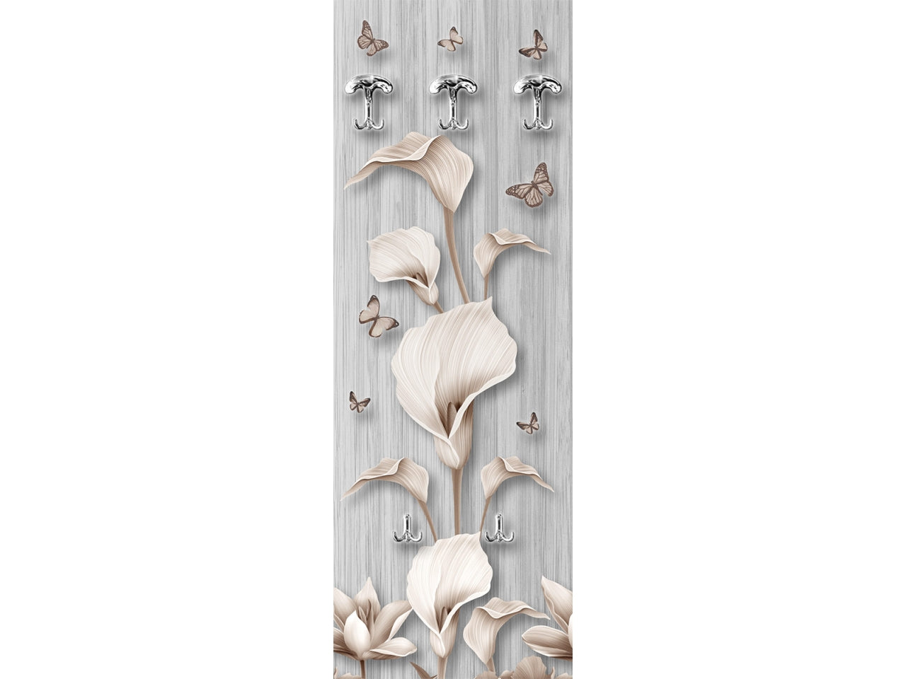 Appendiabiti misura 46x125cm calle shabby