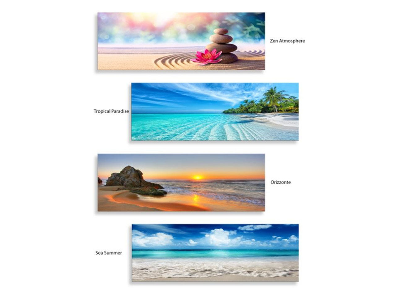 Quadro deep day misura 38x110cm landscapes