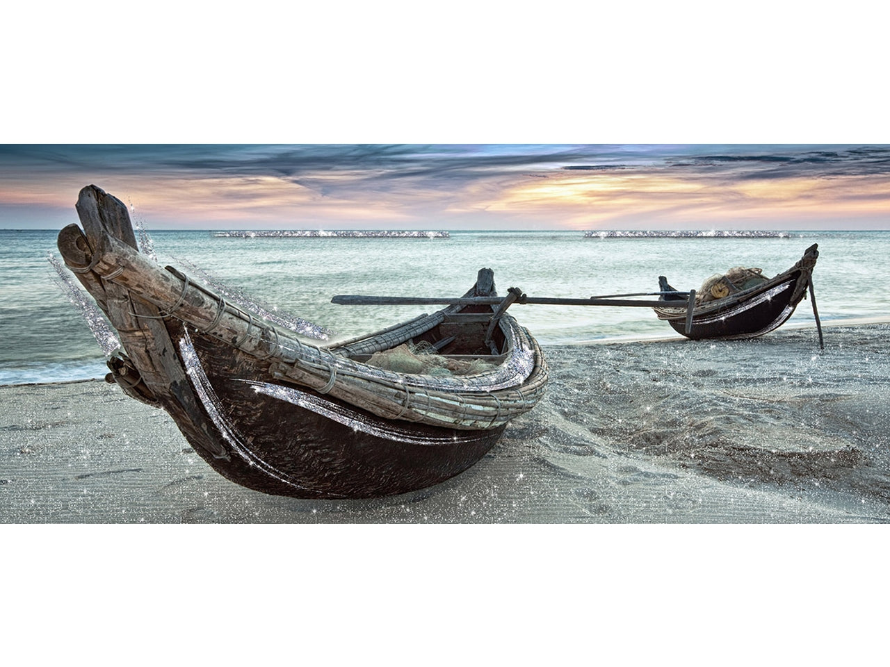 Quadro brillant misura 52x122cm canoe