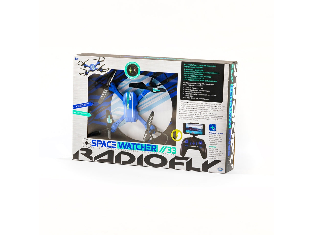 Radiofly - space watcher 33 drone radiocomandato