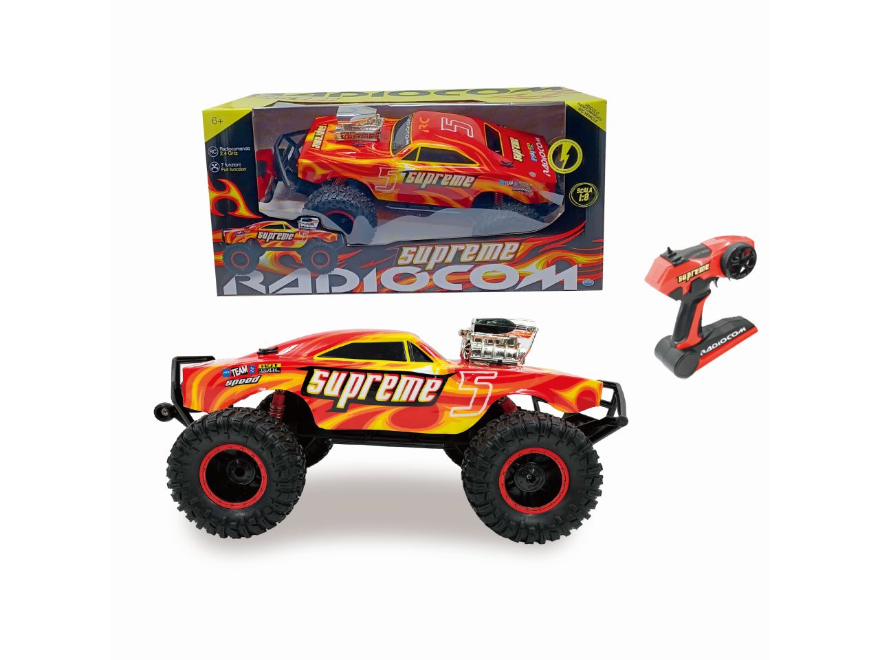 Radiocom - supreme scala 1:8 con radiocomando