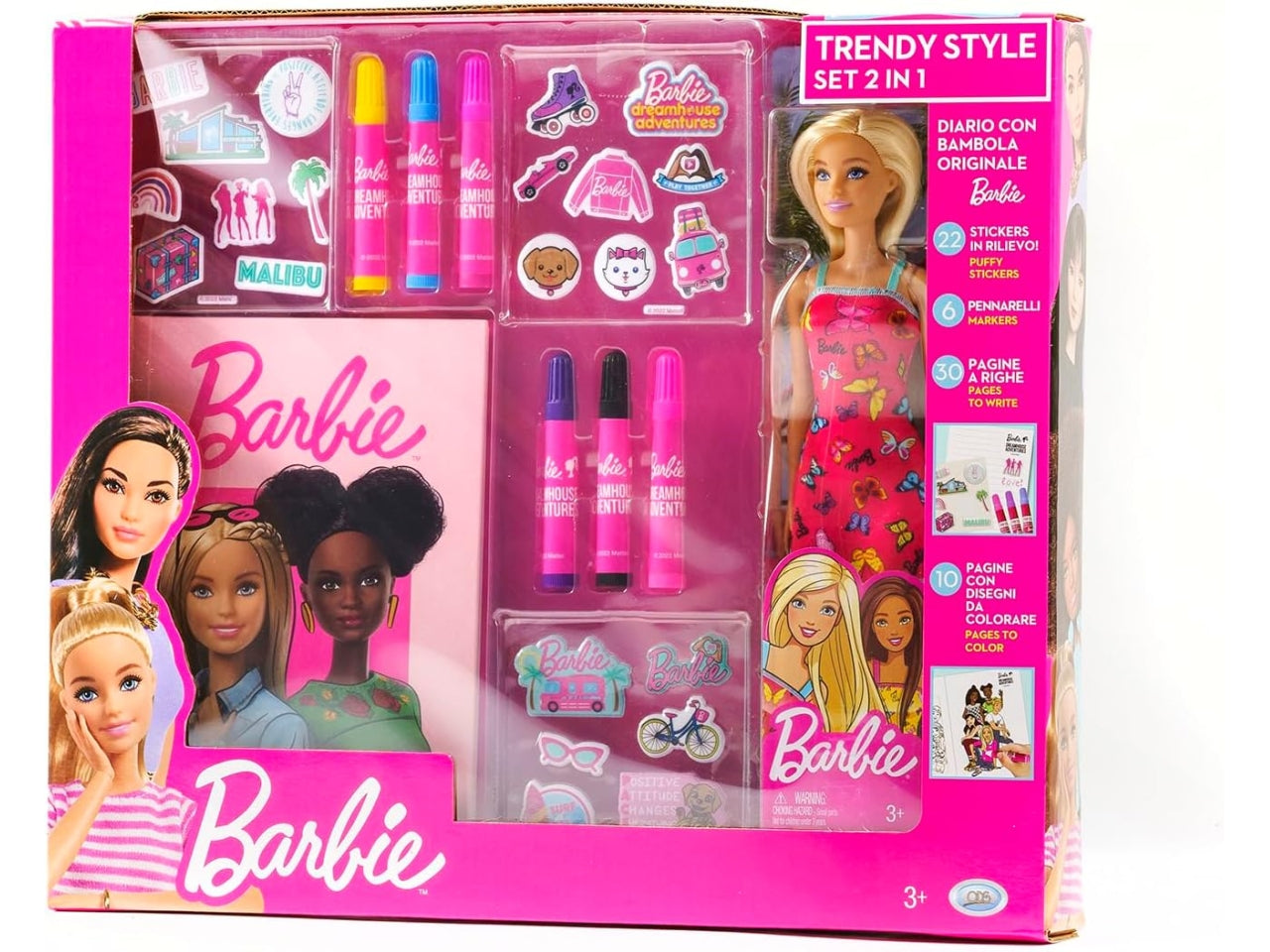 Barbie trendy style set 2 in 1