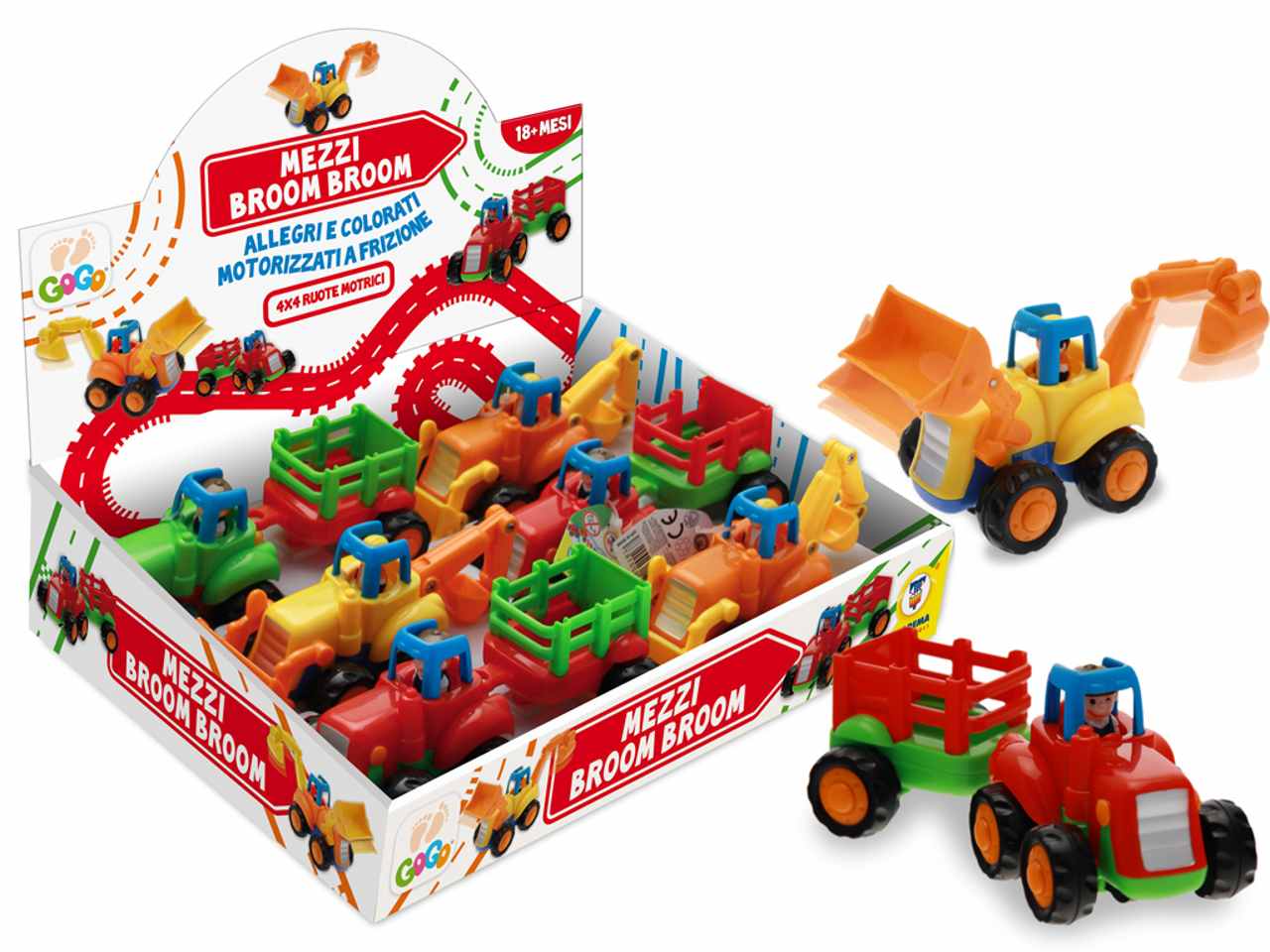 Gogo mezzi boom broom trattori 62016
