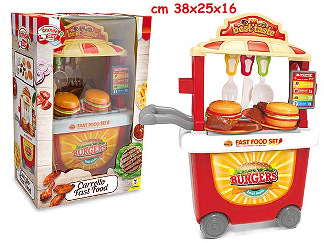 Grande chef carrello fastfood 66294
