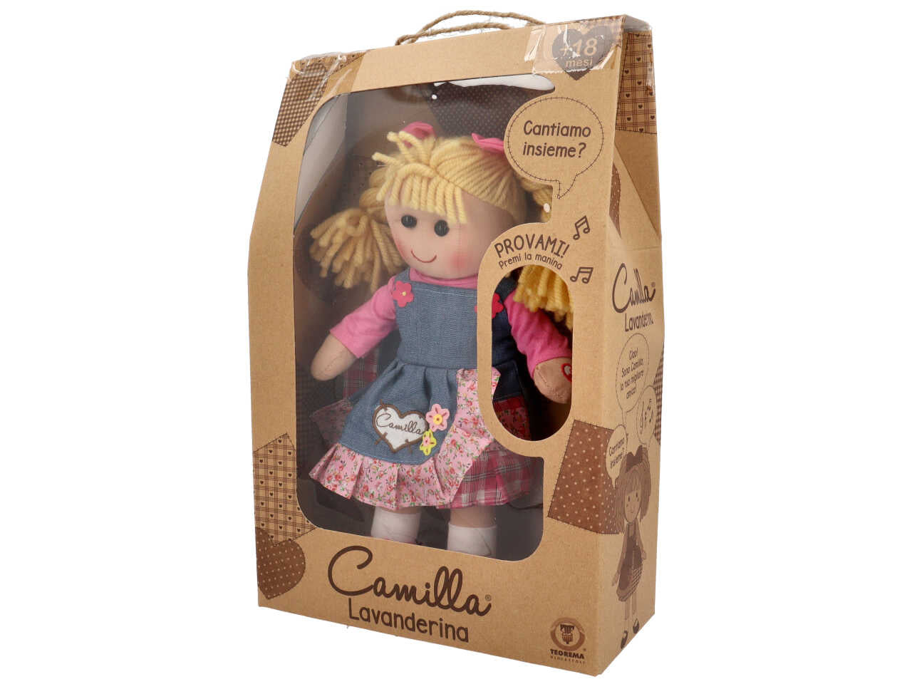 Camilla bambola in pezza 35cm 66496