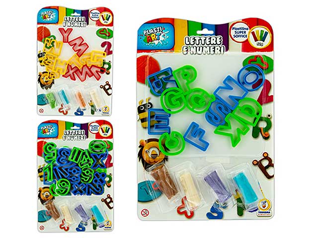 Plastiart lettere e numeri gr66810