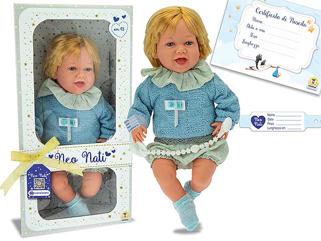 Baby teo bambolotto 45cm code66928