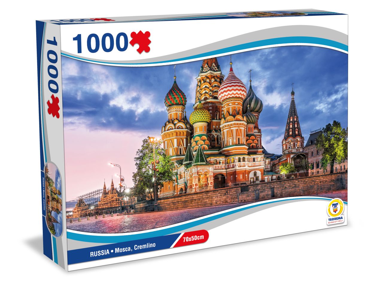 Puzzle 1000 pezzi russia - mosca, cremlino 70x50cm