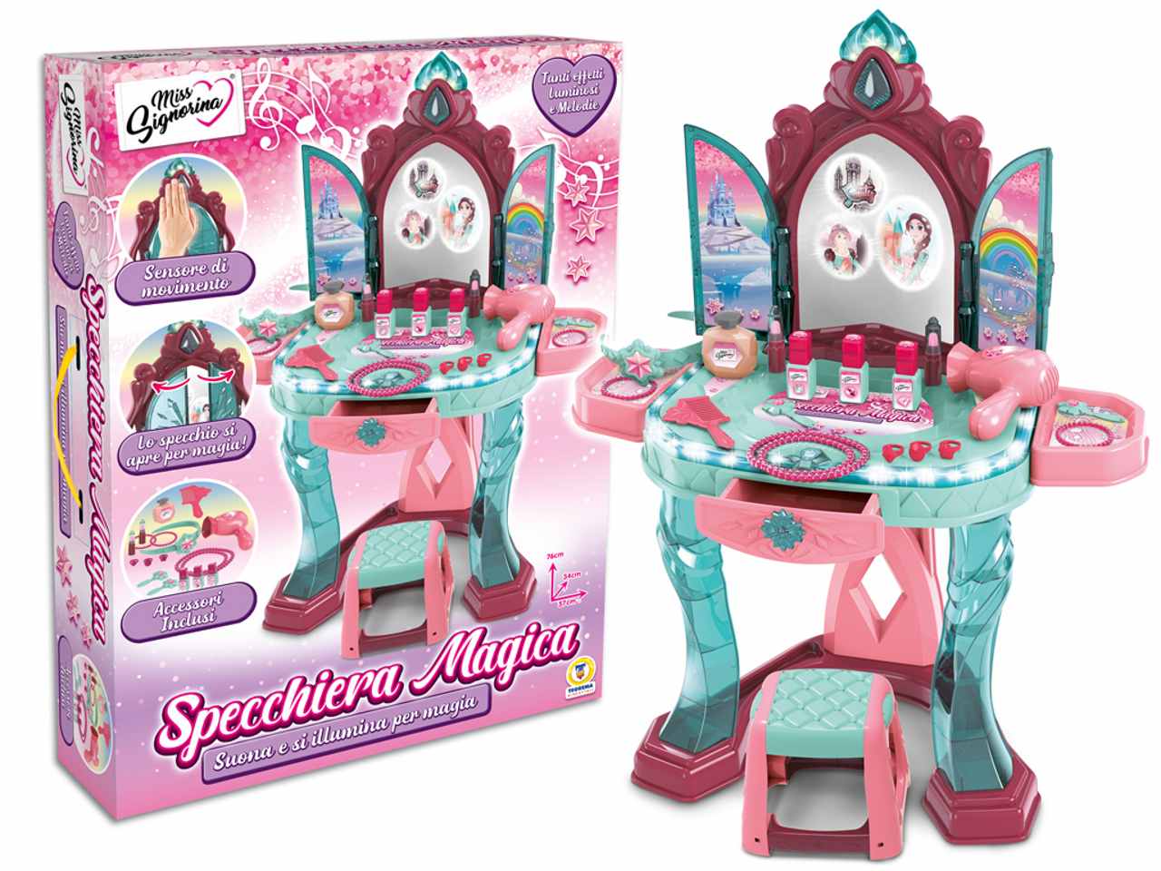 Miss signorina specchiera luminosa67164