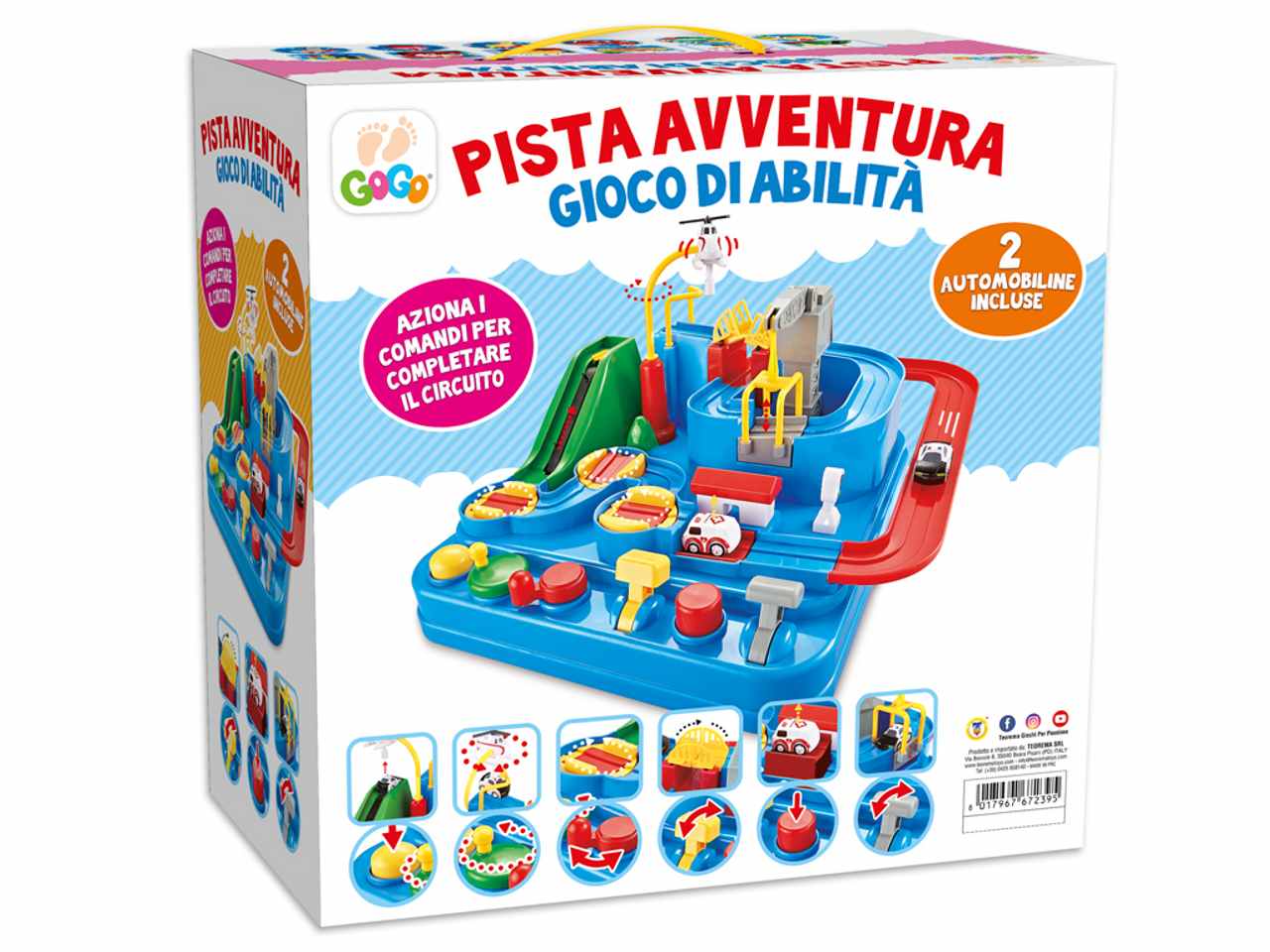 Gogo pista avventura 6x36x25cm 67238