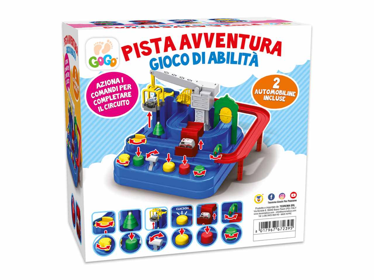 Gogo pista avventura 26.5x26.5x16 67239