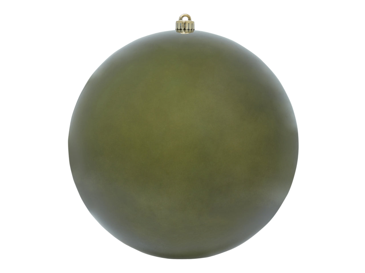 Palla natalizia in plastica lucida verde Ø30 cm - Christmas Land