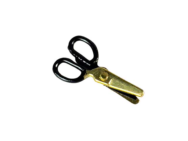 Accessorio per presepe, forbice in metallo 3cm 86084