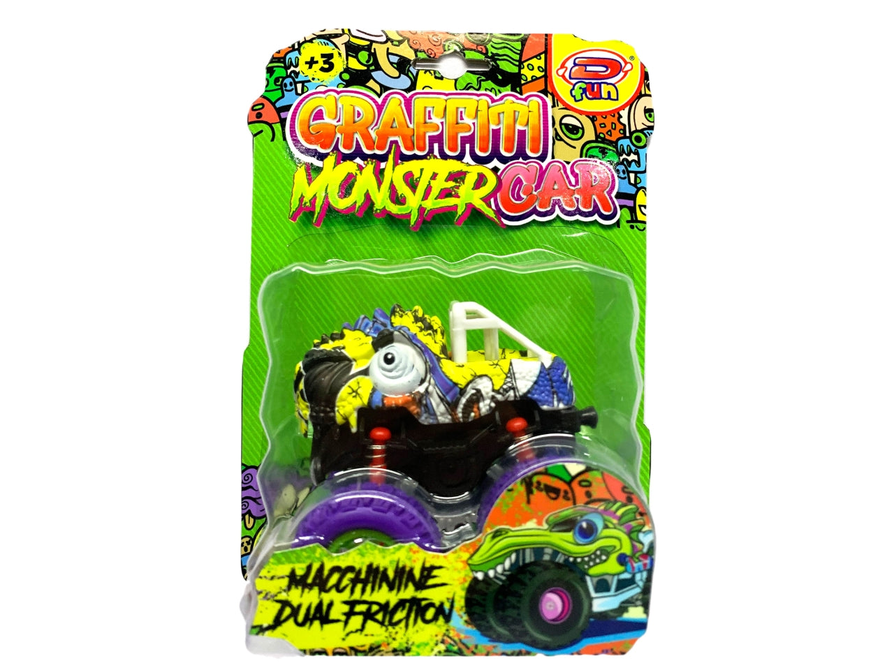 Graffiti monster car