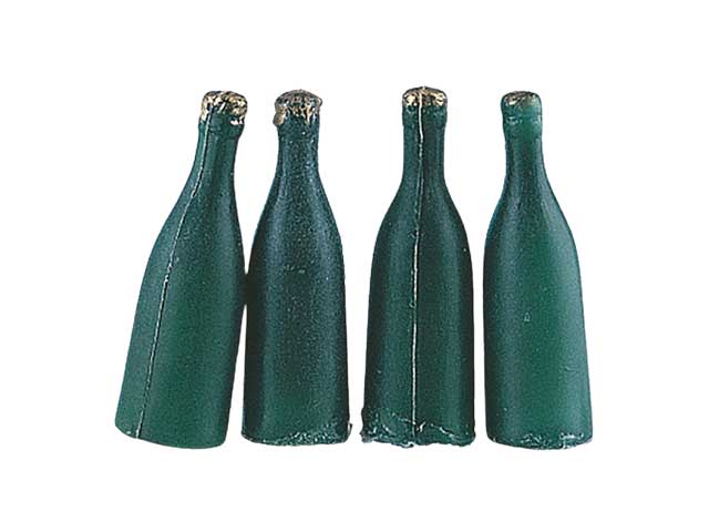 Accessorio per presepe, bottiglia 4 pezzi 5cm pr-0909