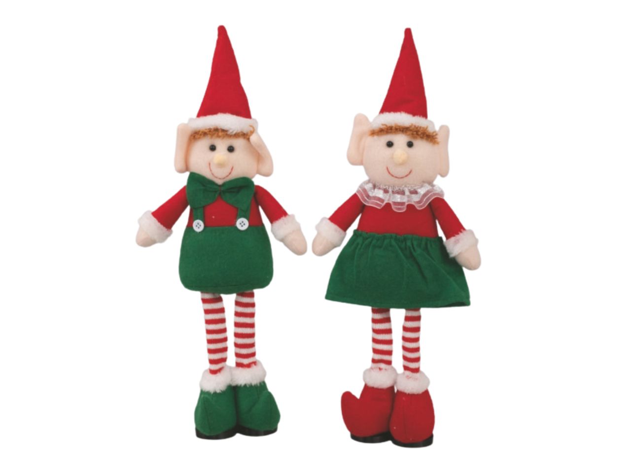 Elfo di natale rosso 50cm