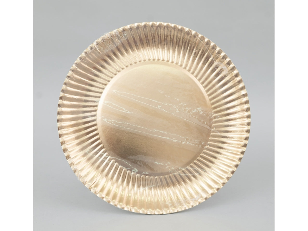 Piatti di carta 30cm oro set da 10 piatti