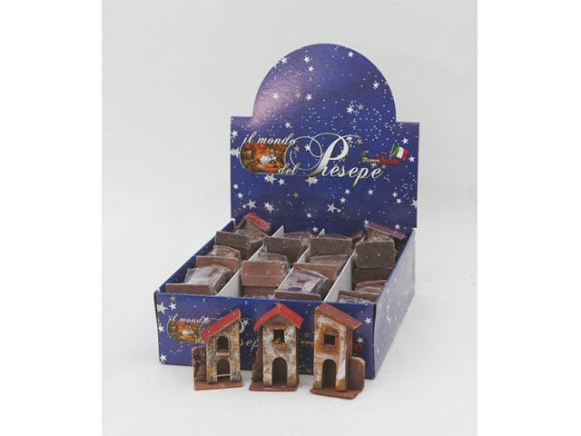 Accessorio per presepe, casolare 5x3,5x10,5 pr-22966