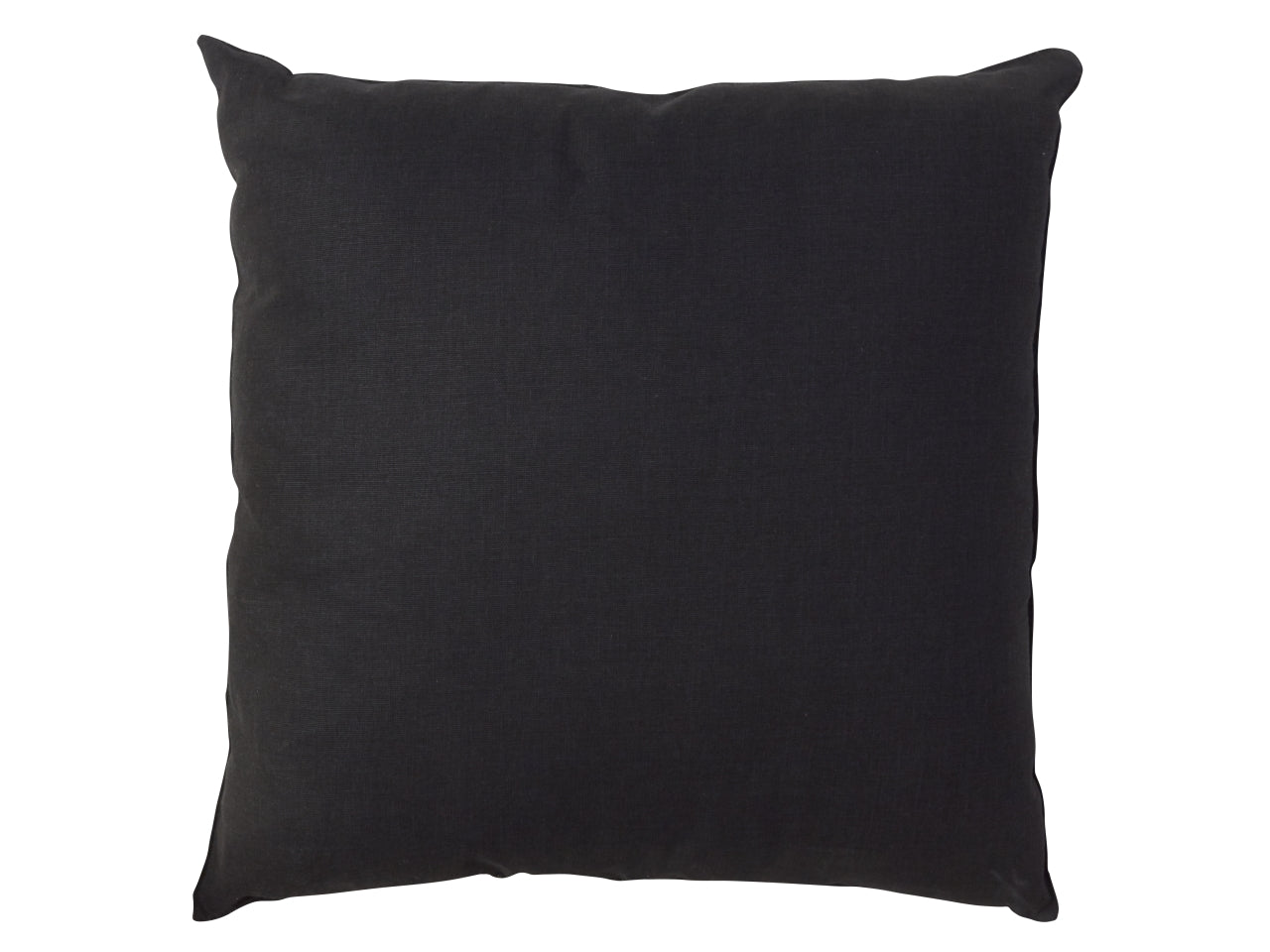 Cuscino per divano canvas nero in cotone 45x45 cm Cotton & Color