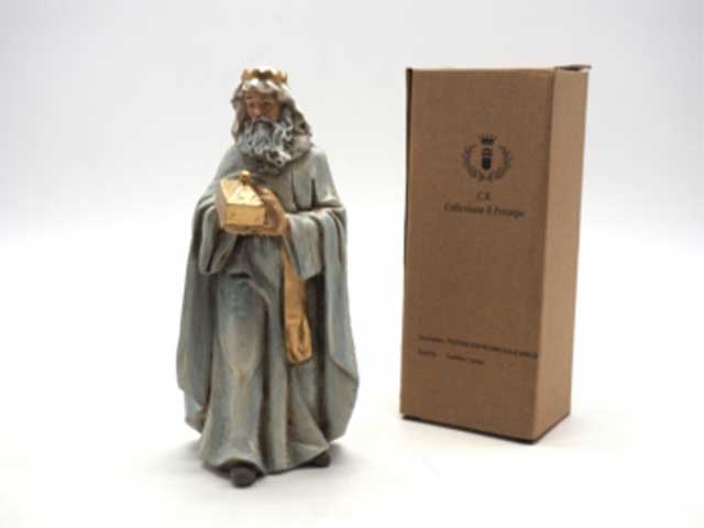 Figura 18,5x9x8,4cm re magio gaspare