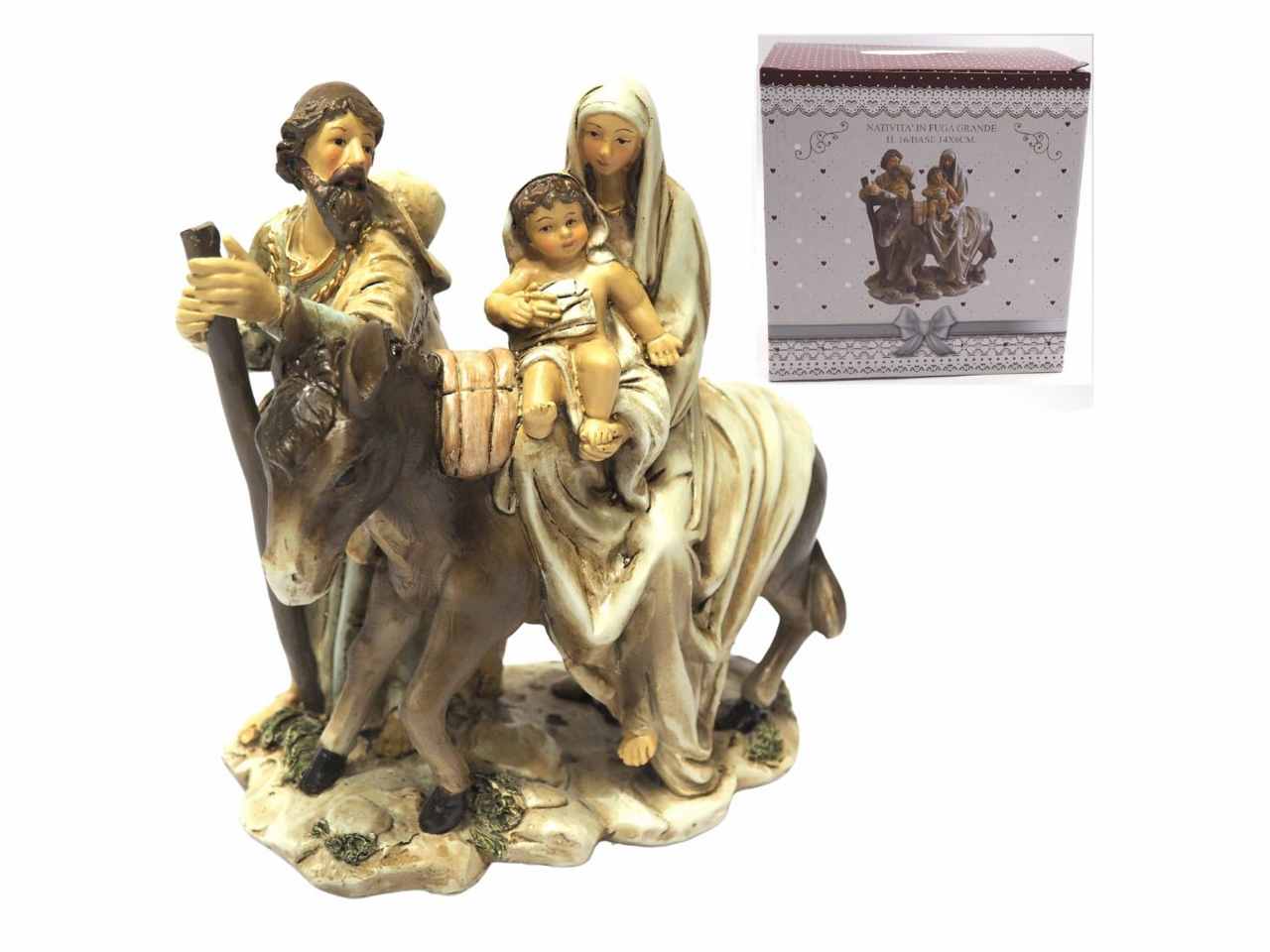 Nativita' in fuga grande 16/base 14x6cm
