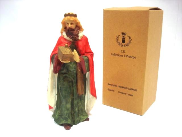 Figura 18,5x9x8,4cm re magio gaspare