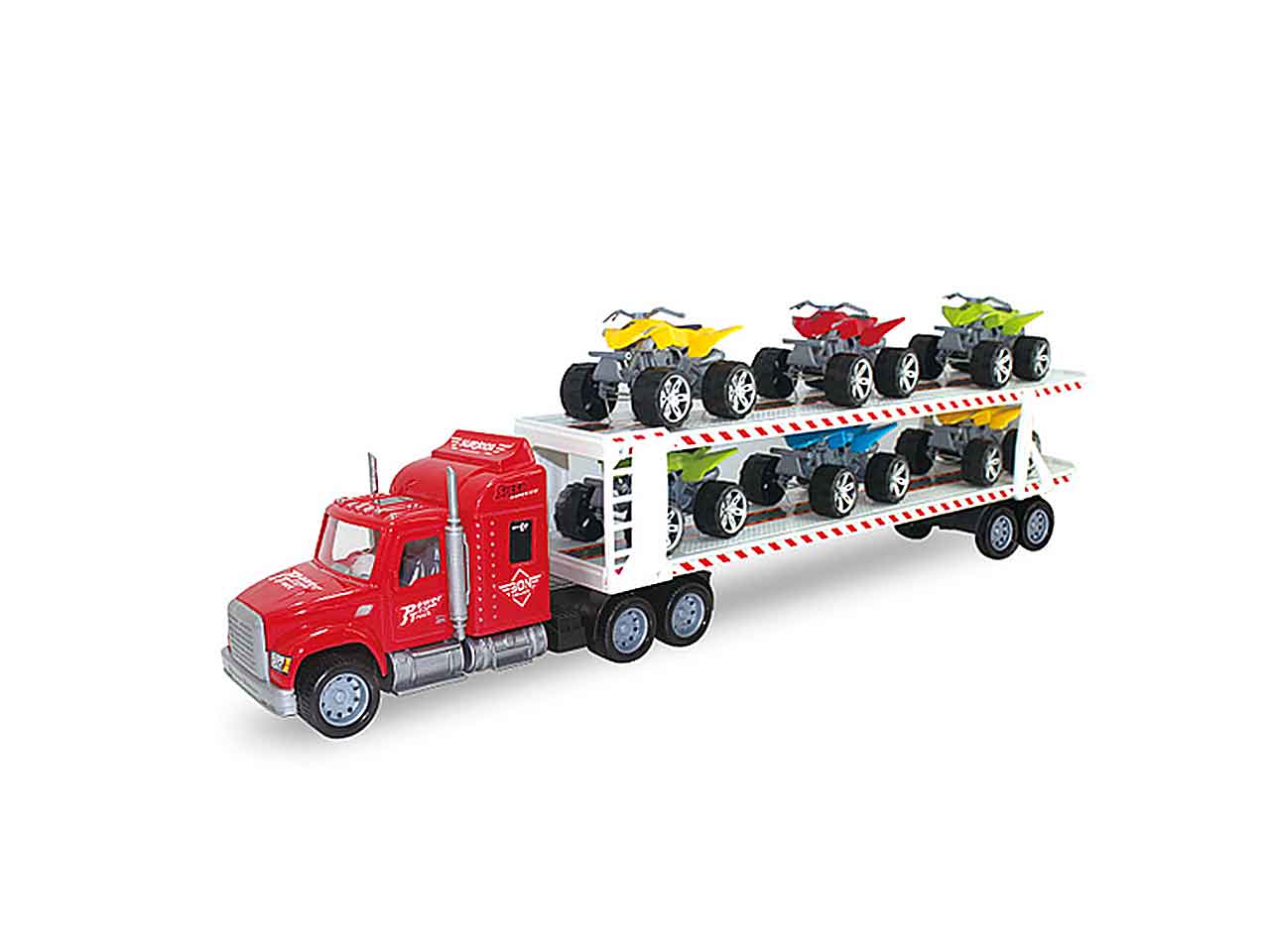 Camion c/6 veicoli a frizione 62x9x19