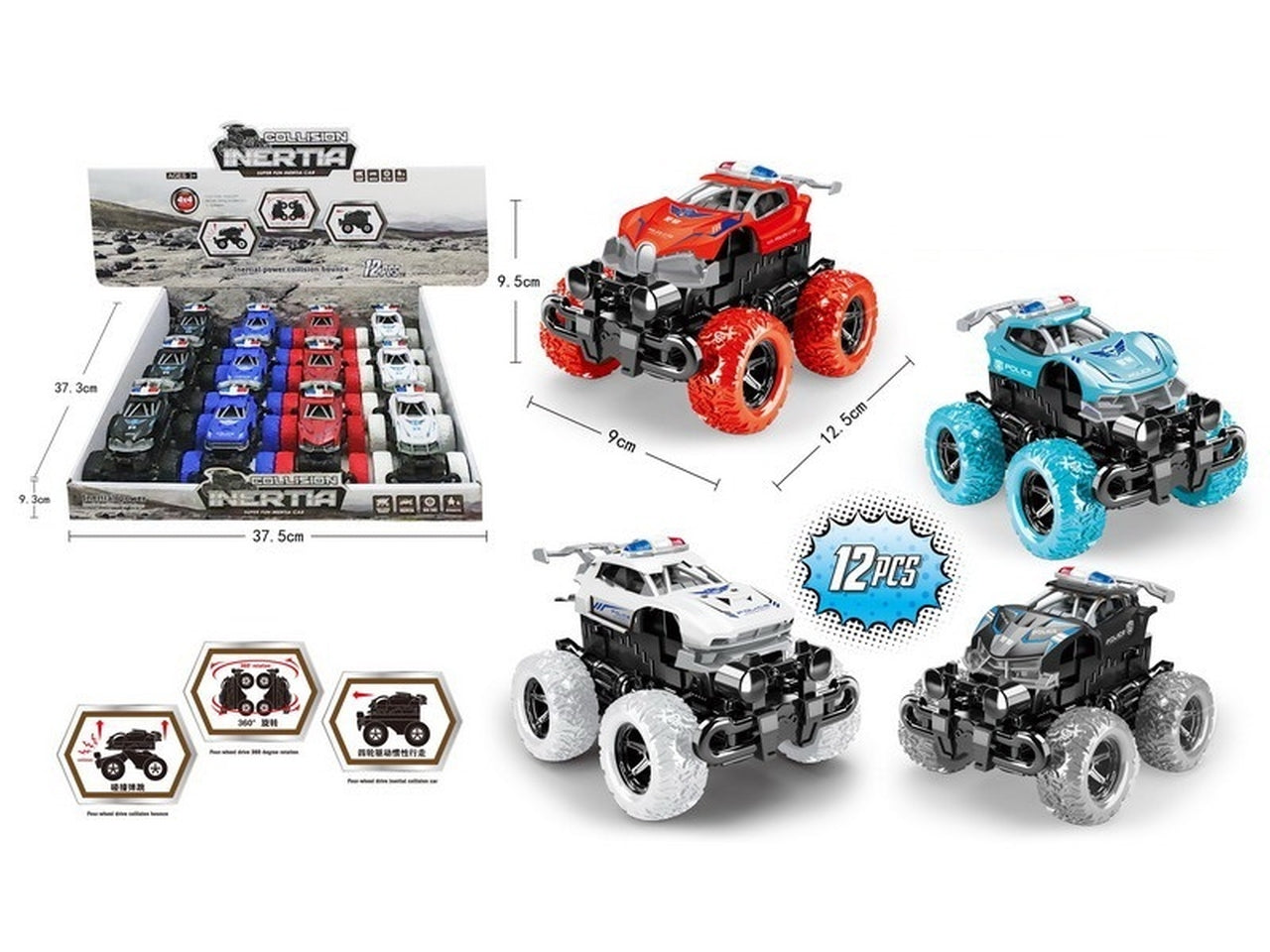 Fuoristrada a frizione collision inertia