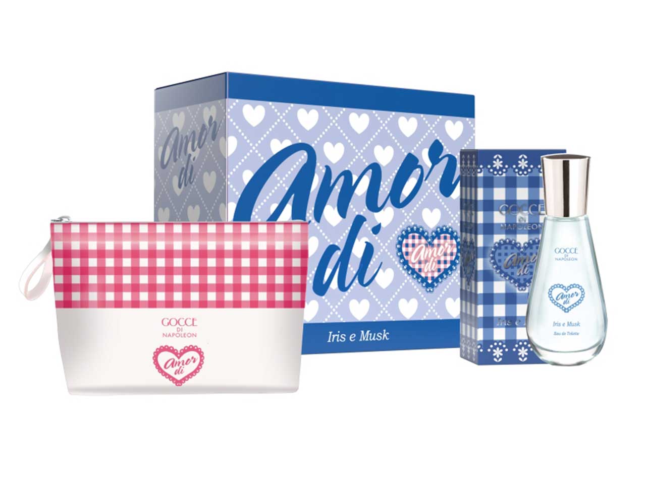 Gocce set amor di iris eau de toilette 30ml + pochette