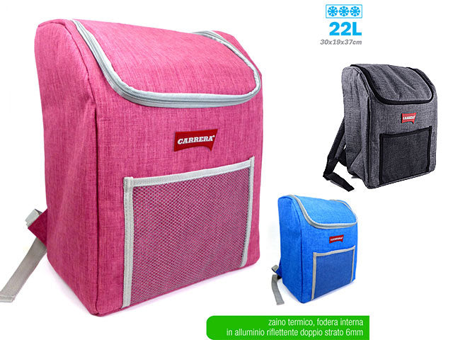 Linea jeans zaino termico carrera 22l 30x19x37cm