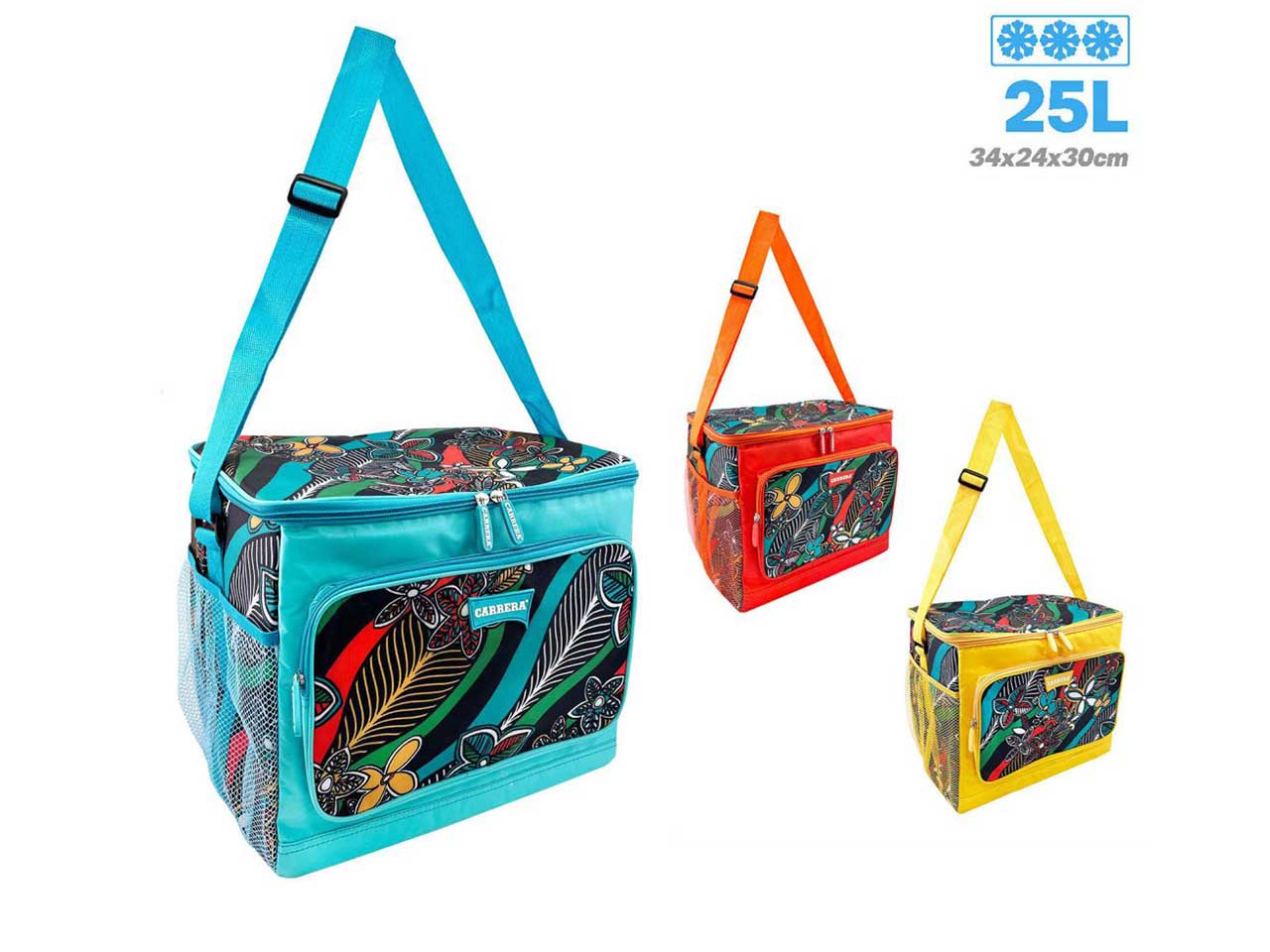 Linea kenya borsa termica carrera a pozzetto 25l 34x24x30cm