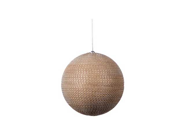 Sfera plastica bronzo d.18cm 63016