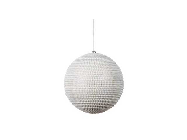 Sfera bianca in plastica d.18cm 63030