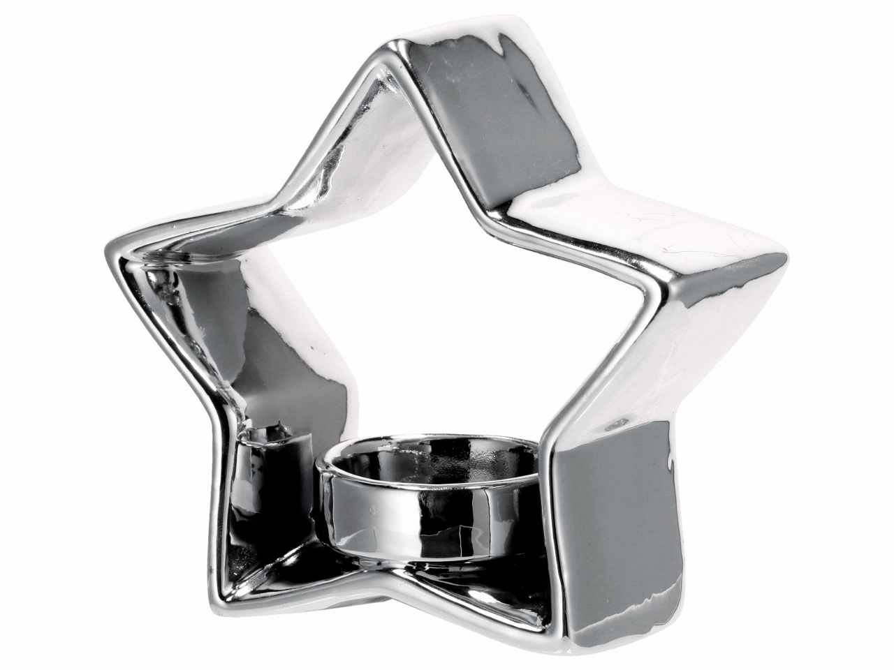 Stella porta tealight natalizia 13x5xh12cm