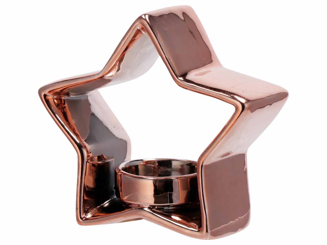 Stella porta tealight natalizia 13x5xh12cm