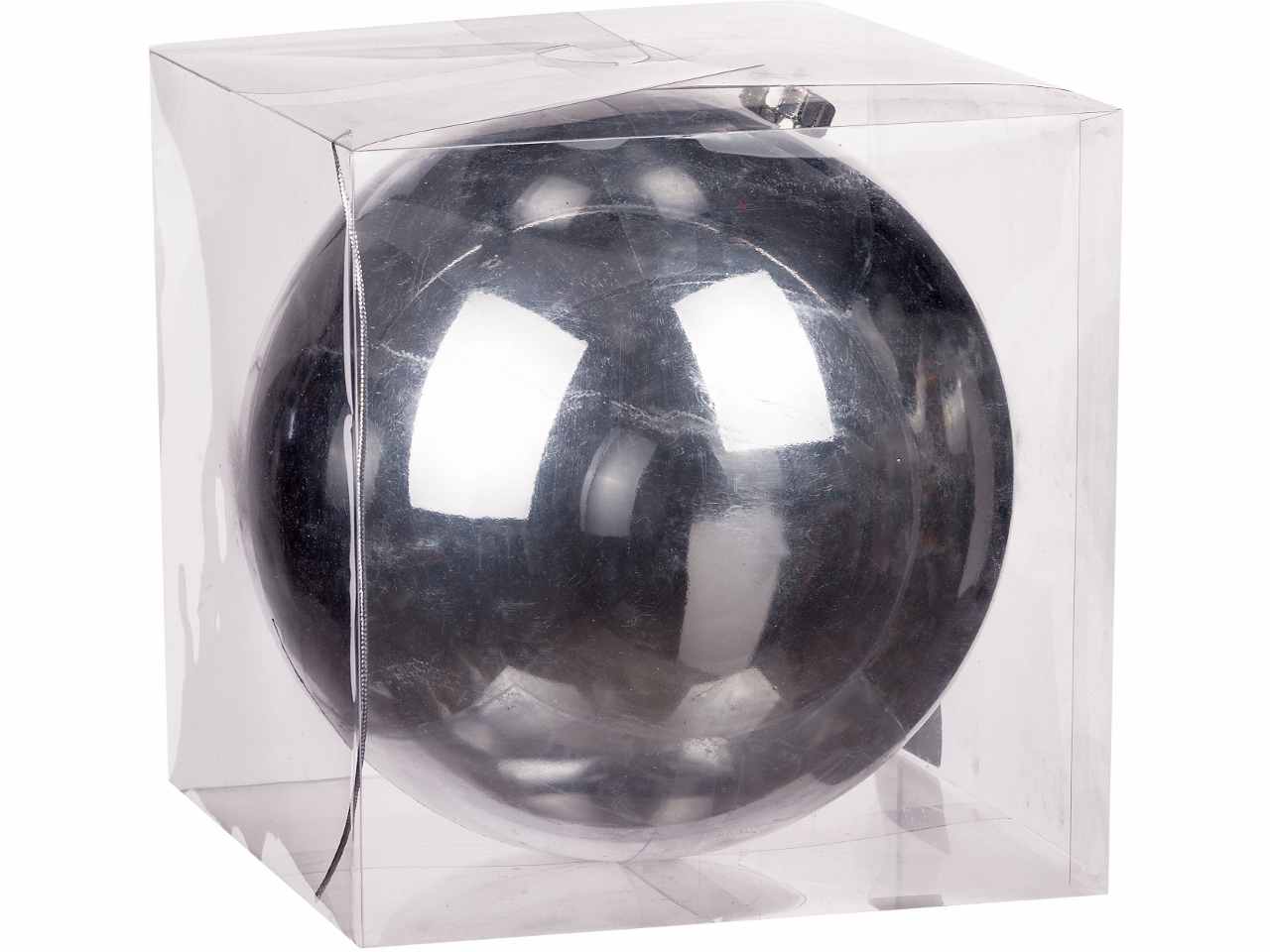 Pallina di natale argento d.20cm