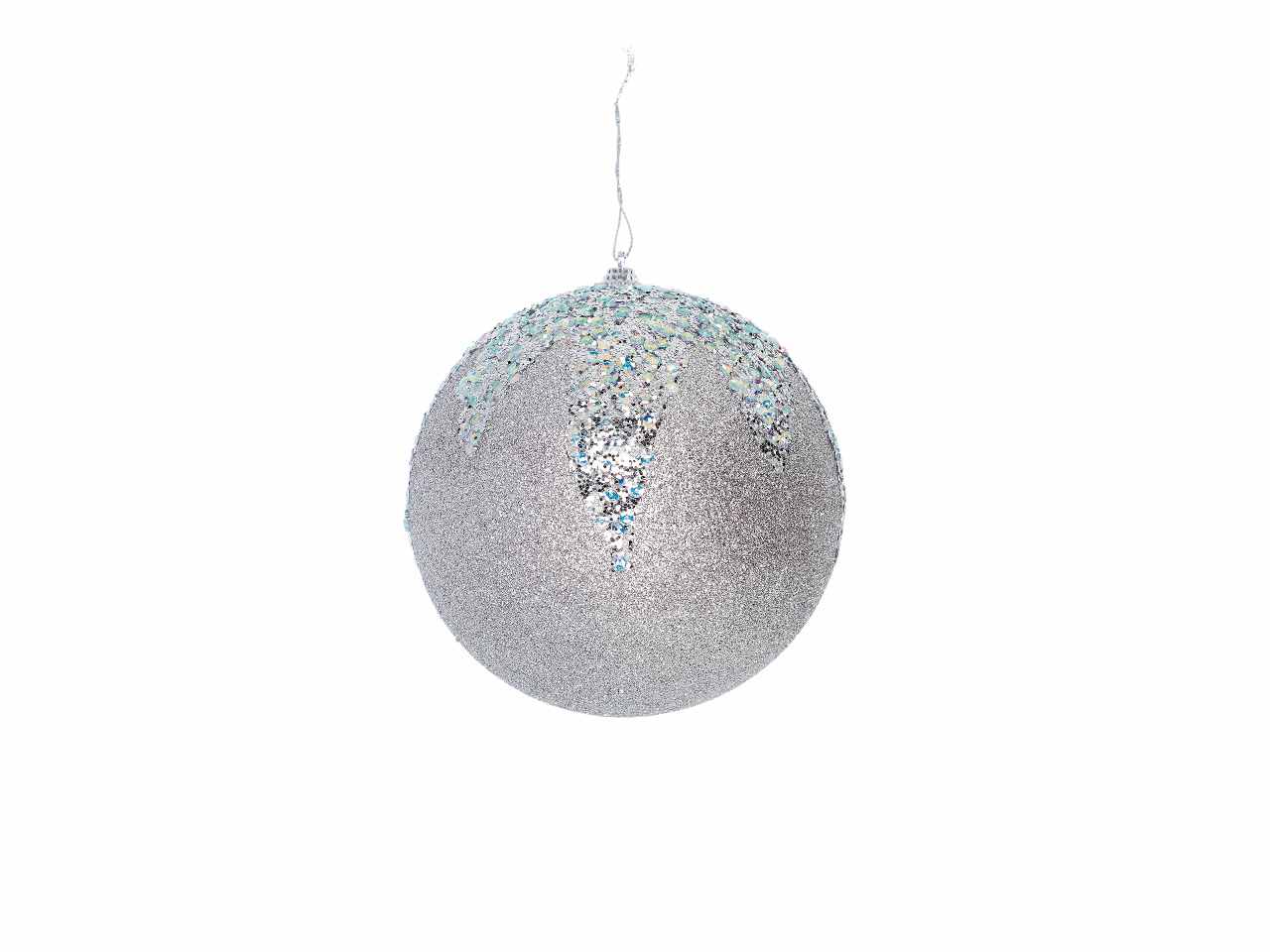 Pallina di natale d.15cm nei colori argento, rosso, oro e rosa