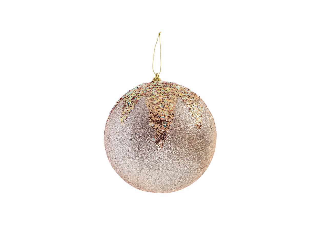 Pallina di natale d.15cm nei colori argento, rosso, oro e rosa