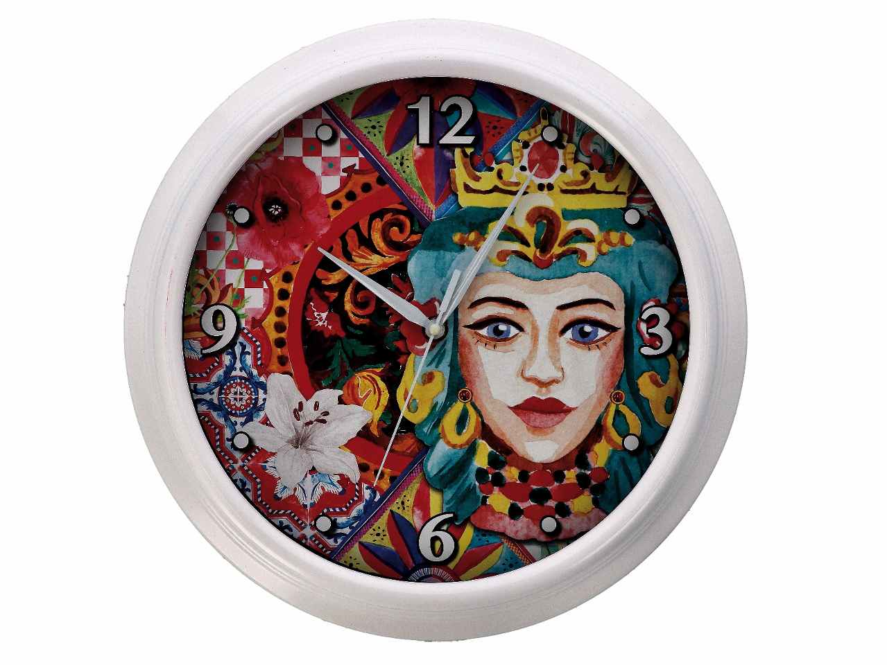 Orologio parete plast.d.41cm 66110