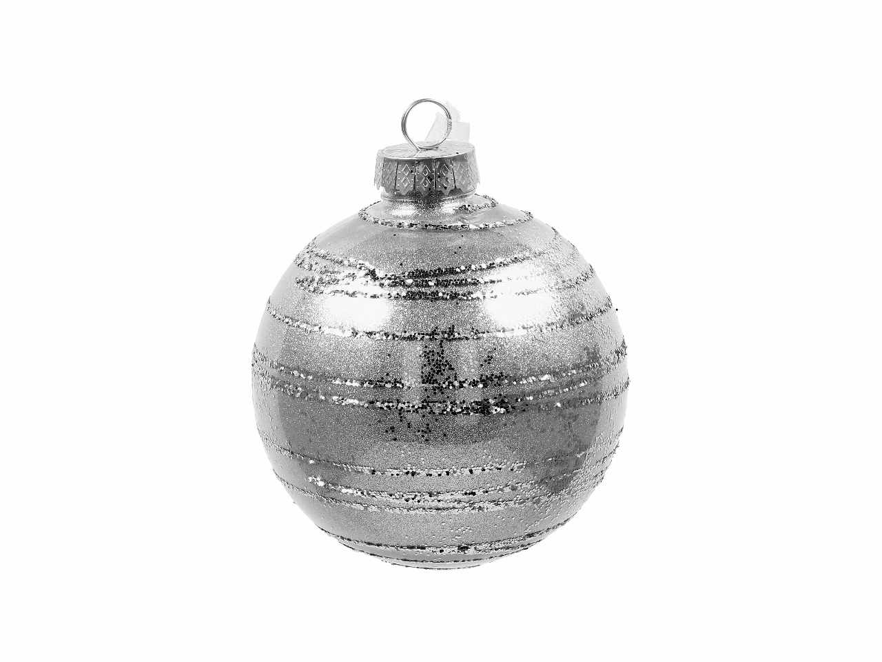 Pallina di natale d.15cm nei colori rosa, argento e oro
