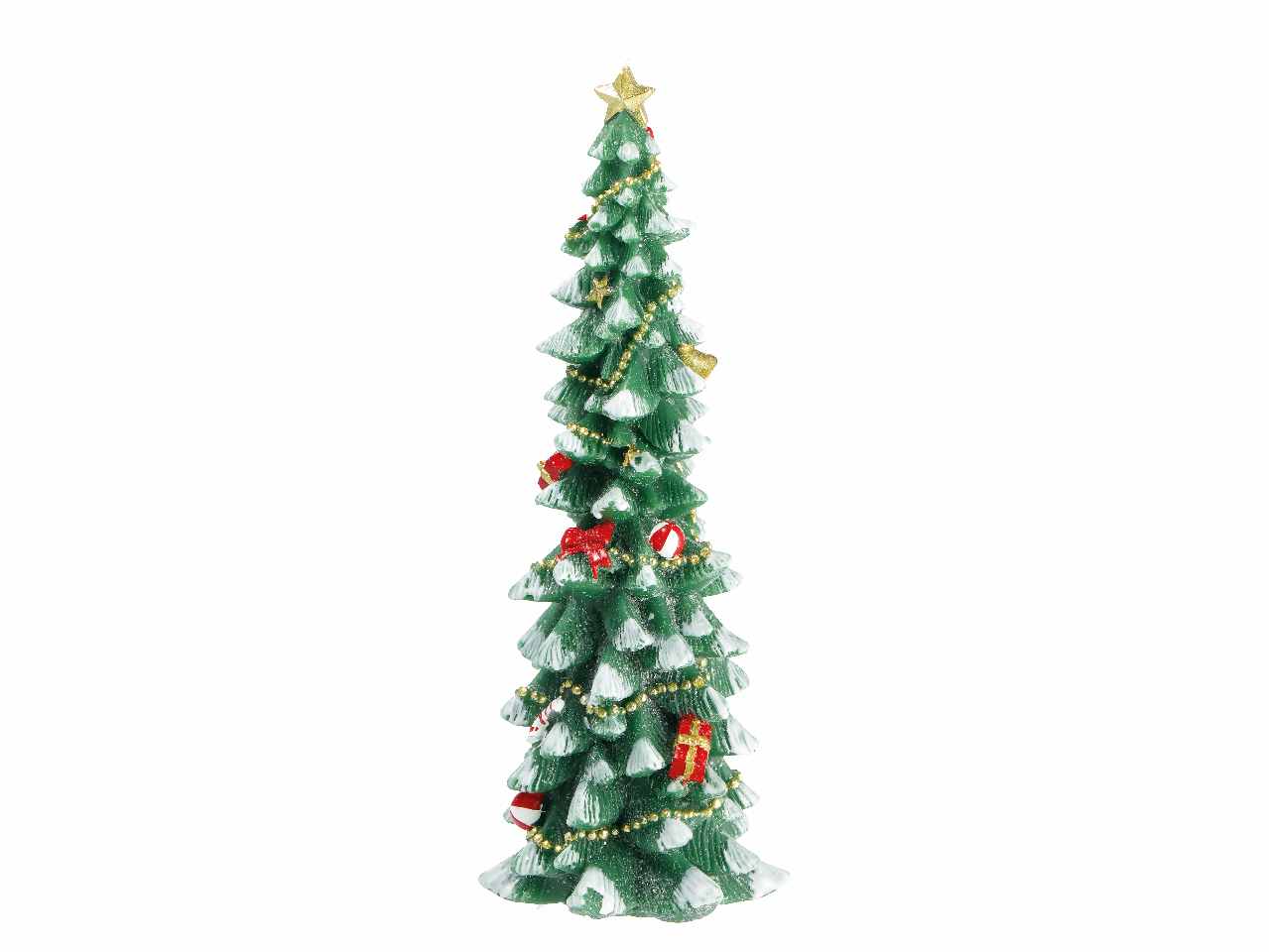 Candela albero di natale d.10,5xh31cm
