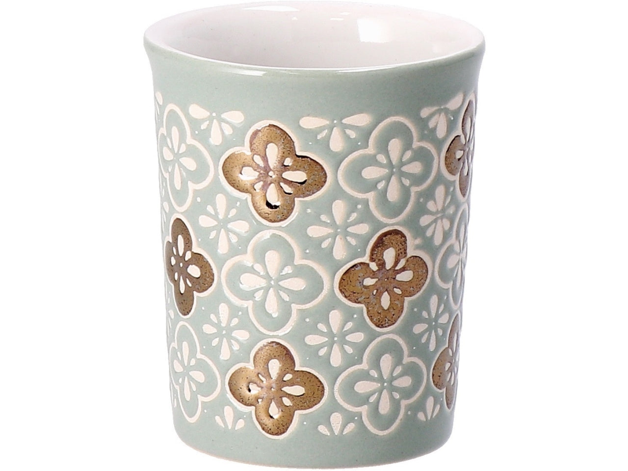 Bicchierino per amaro in ceramica 100ml, fantasia maioliche, stile mediterraneo, multicolor - Star