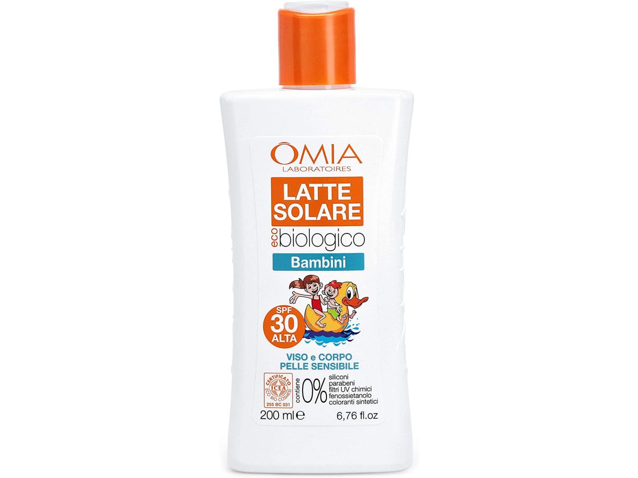 Omnia latte solare bambini spf30 200ml