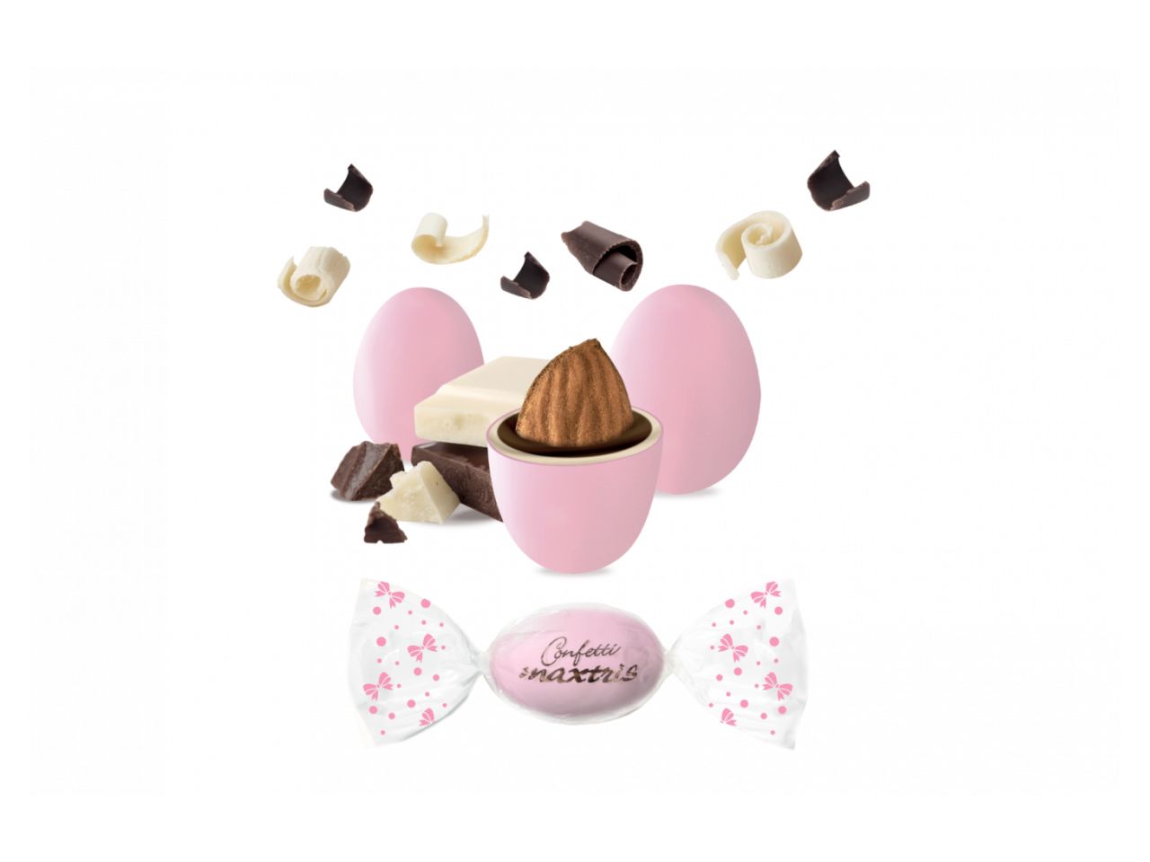 Confetti maxtris rosa 500gr twcadmaxr
