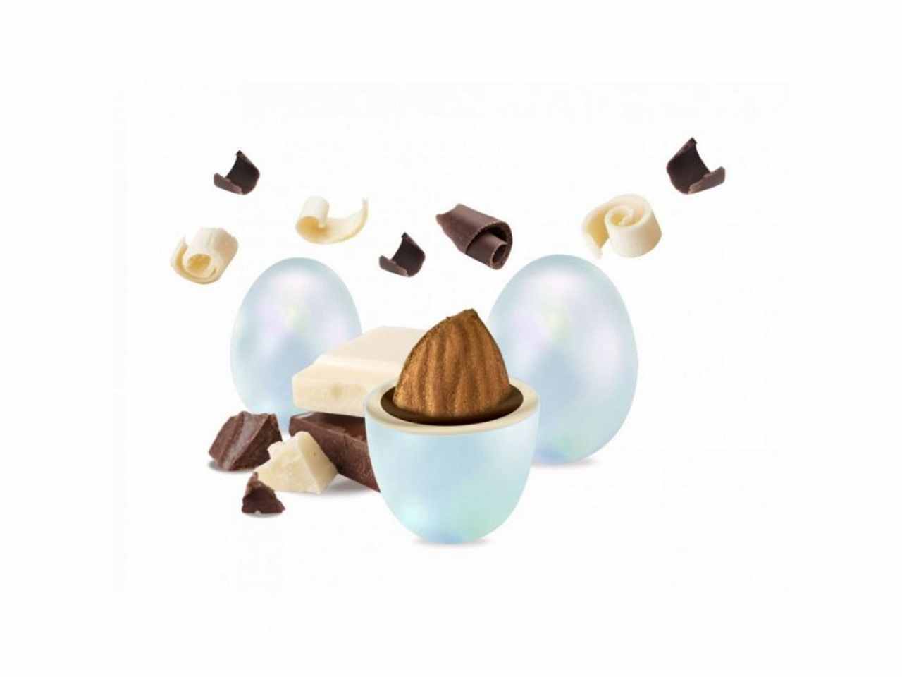 Confetti maxtris perlati azzurri 500gr maxperc500