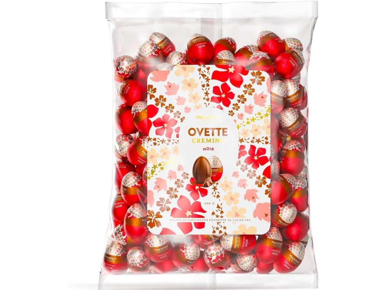 Ovette cremino noir stagnolate in busta da 500gr