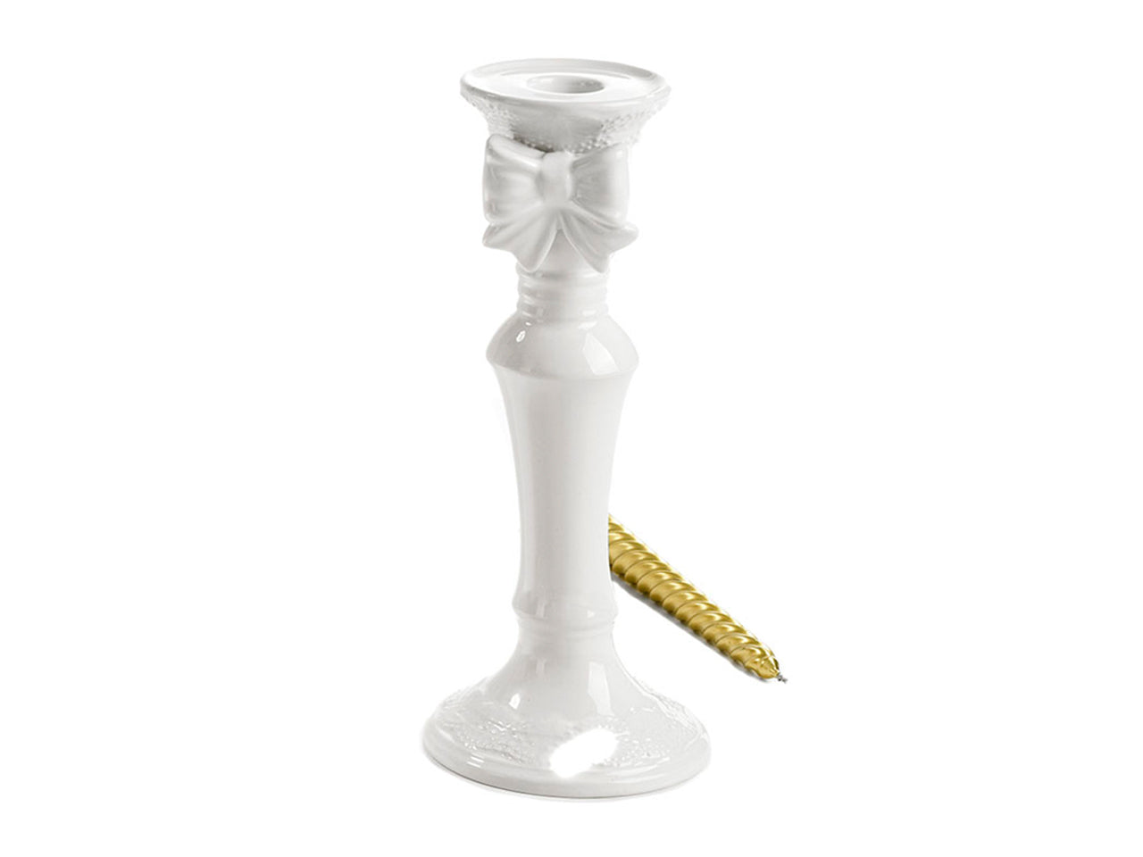 Candeliere/merletto fiocco 24cmpb18803
