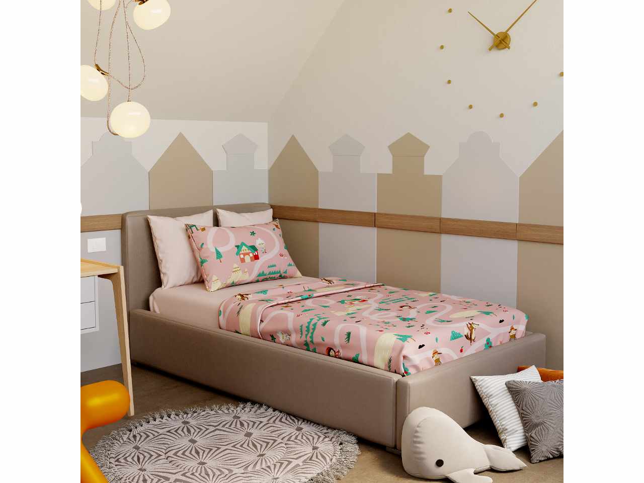 La dolce casa completo letto singolo assortimento kids