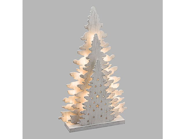 Albero legno 20led b.caldo 37168