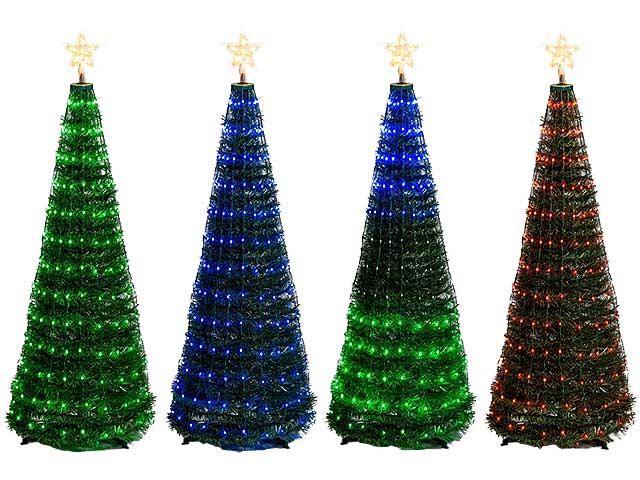 Albero conico 234luci 150cm 68391 $